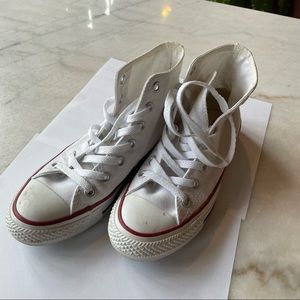 White Converse Chuck Taylor All Star High-Tops
